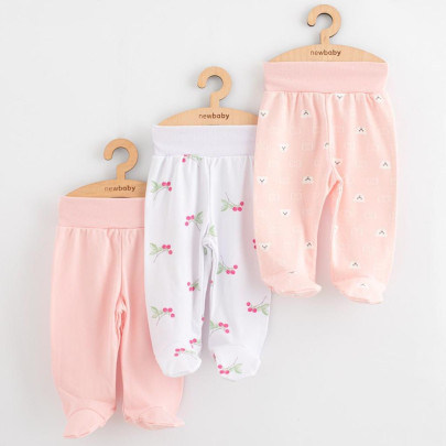 Kojenecké polodupačky Classic II 3 ks girl New Baby
