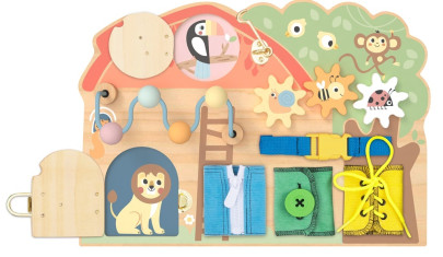Activity board Domeček se zvířátky 2Kids Toys