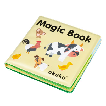 Magická měkká knížka do vany Akuku