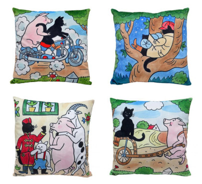 Polštář 30 x 30 cm kocour Mikeš