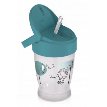 Hrneček se slámkou Lovely 250 ml LOVI