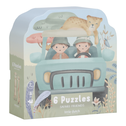 Puzzle 6v1 Safari Friends Little Dutch