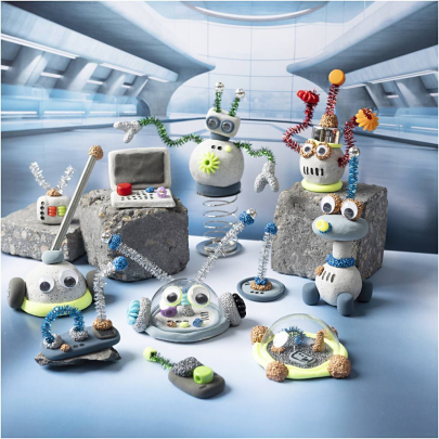 Kreativní sada Craft Kit Modelling Robot Creativ Company