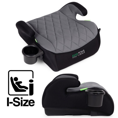 Dětský podsedák do auta i-Size s držákem na nápoje pro výšku 125–150 cm