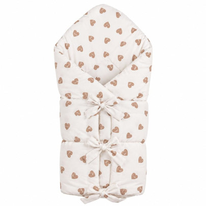 Klasická šněrovací zavinovačka New Baby srdíčka