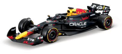 Red Bull Racing RB20 1 Max Verstappen a závodní trať Maisto