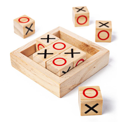 Dřevěné piškvorky kostky Bigjigs Toys