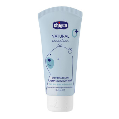 Krém na dětskou tvář Natural Sensation s bambuckým máslem a vitaminem E 50 ml, 0 m+ Chicco
