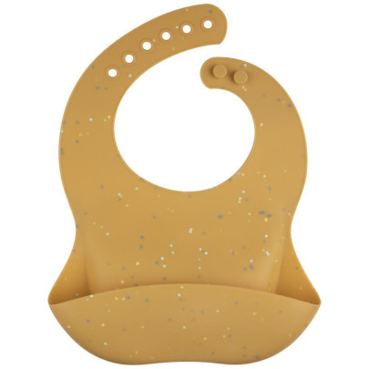 Silikonový bryndák s kapsou Dots Canpol babies