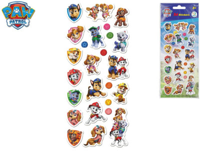 Paw Patrol sada 3D samolepek