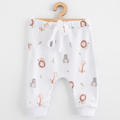 Dětské bavlněné kalhoty Jogger New Baby For Babies safari