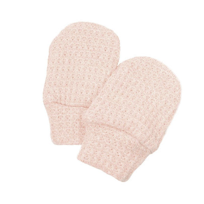 Kojenecké rukavice svetrové Powder pink Esito