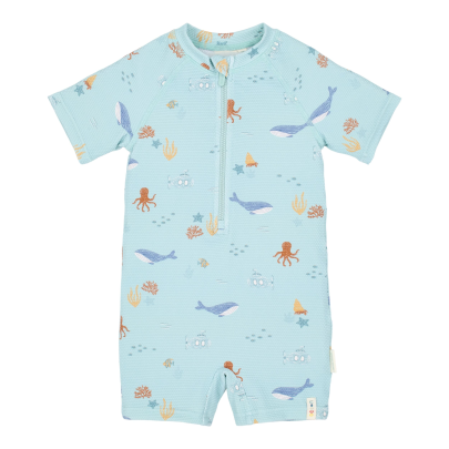 Plavky krátký rukáv Ocean Friends Little Dutch