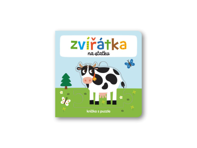 Zvířátka na statku Knížka s puzzle  