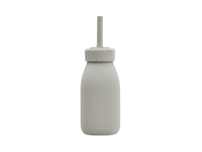 Láhev s brčkem Platinum Silicone KikkaBoo