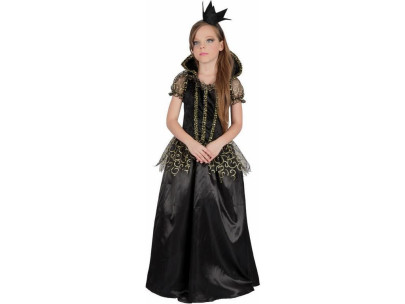 Kostým na karneval - zlá královna, Vel. 120 - 130  cm