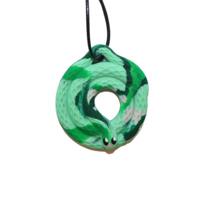 Uklidňující přívěsek Had zelený Jellystone Designs