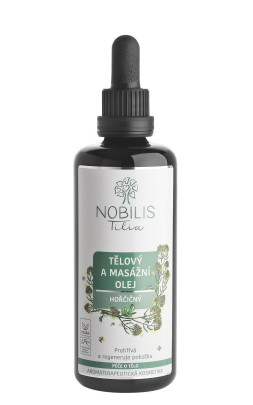 Hořčičný olej 100 ml fialové sklo