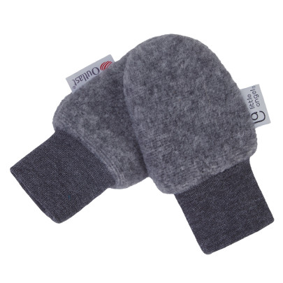Rukavice Fleece bambus bez palce Outlast® tm.šedý melír/bílošedý melír Vel. 1 Little Angel