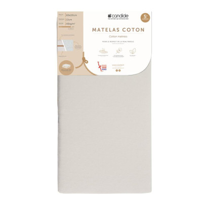 Matrace Cotton 60 x 120 x 13 cm Candide
