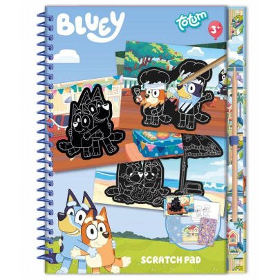 TOTUM Bluey škrabací obrázky