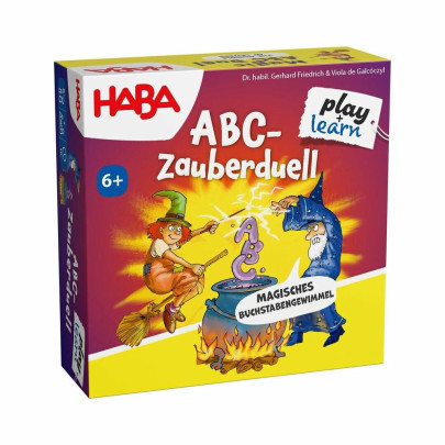 Play&Learn Vzdělávací slovní mini hra ABC od 6 let Haba