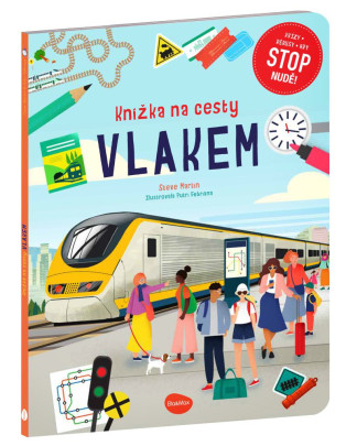 Knížka na cesty vlakem – Stop nudě: kvízy, rébusy, hry
