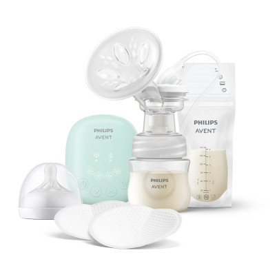 Odsávačka mateřského mléka elektrická sada Essential SCD323/20 Philips Avent