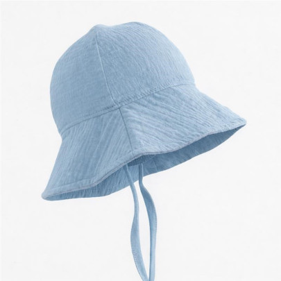 Kojenecký mušelínový klobouček jeans New Baby