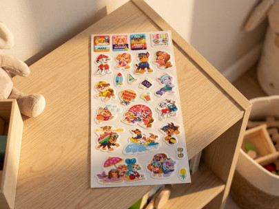 Paw Patrol sada 3D samolepek