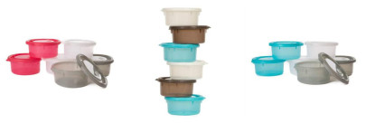 Bo Jungle misky s víčky Bowls 300ml (6ks)
