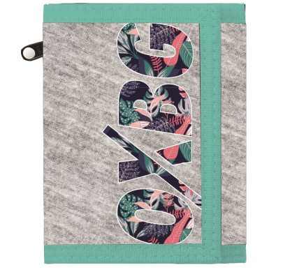Dětská textilní peněženka Oxy Grey Tropical