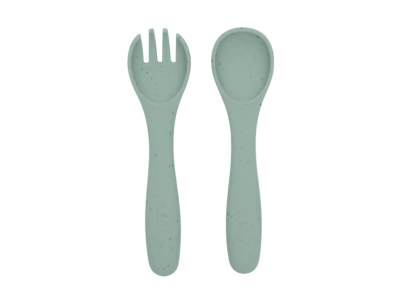 Příbor 2-dílný Platinum Silicone KikkaBoo