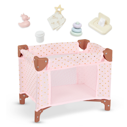Postýlka pro panenku s doplňky LullaBaby