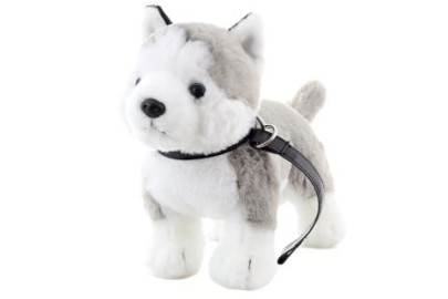 Plyš Husky s vodítkem 25 cm Eco-Friendly