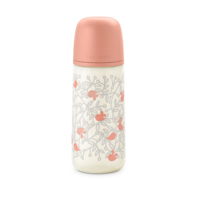 Kojenecká láhev 360 ml fyziologická L Birdies Suavinex