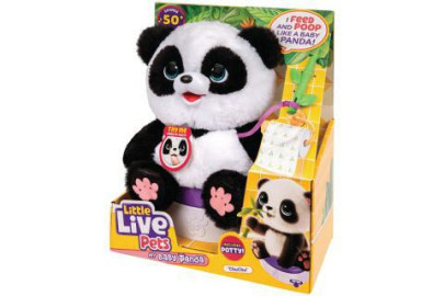 Panda s nočníkem Little Live Pets 