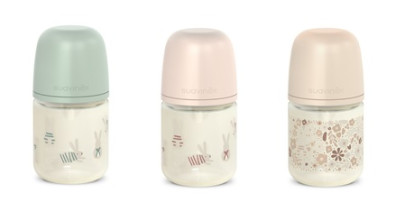 Láhev sklo 120 ml fyziologická SX PRO +0 SF Wonderland New Suavinex