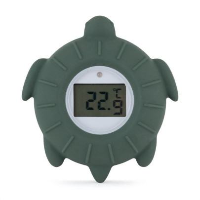Teploměr silikonový digitální Turtle Terry Misty Green 0 m+ Petite&Mars
