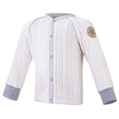 Kabátek podšitý Outlast® Off White/pruh bílošedý melír