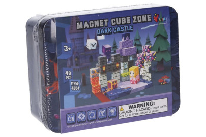 Stavebnice Magnet Cube Zone Dark Castle 48 dílků