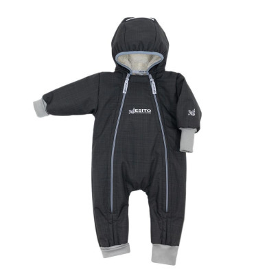 Rostoucí zimní softshellová kombinéza Lamb Grey Esito