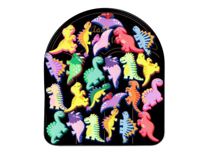 Silikonové magnetky - dinosaurus 1 ks