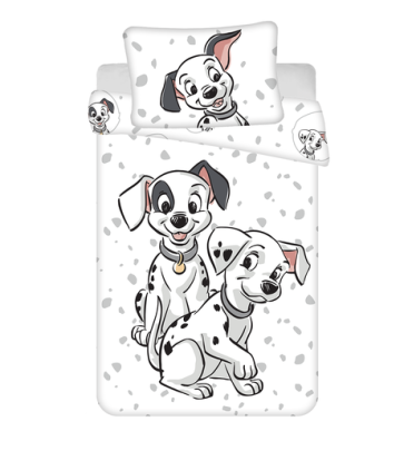 Disney povlečení do postýlky 101 Dalmatins "Play baby" 100 x 135, 40 x 60 cm Jerry Fabrics