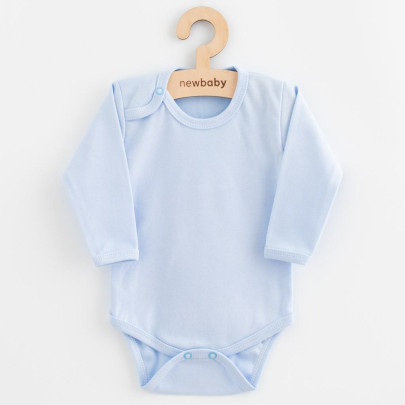 Kojenecké celorozepínací body Classic II modré New Baby