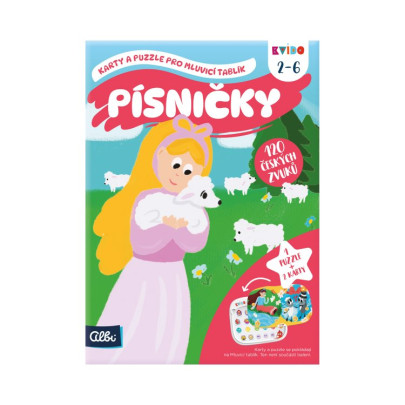 Kvído - Písničky 2 - Karty a puzzle pro Mluvicí tablík 2 Albi