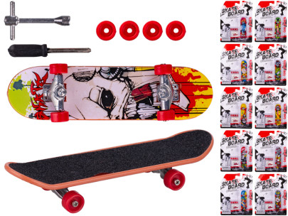 Skateboard 9,5 cm kov šroubovací 