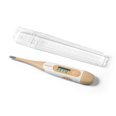 Digitální teploměr s měkkou koncovkou béžový BabyOno
