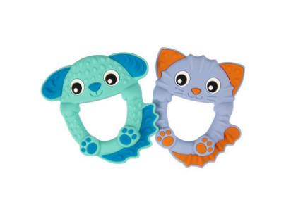 Silikonová kousátka zvířátka Playgro