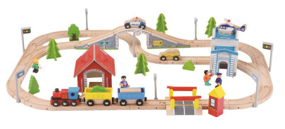 Vláčkodráha 80 dílů 2Kids Toys 